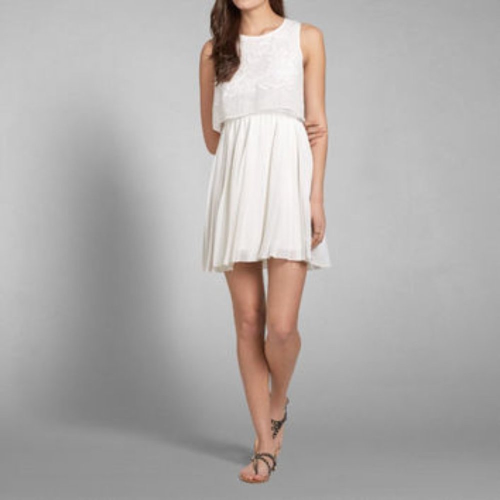 Abercrombie Lace Sleeveless Dress XS